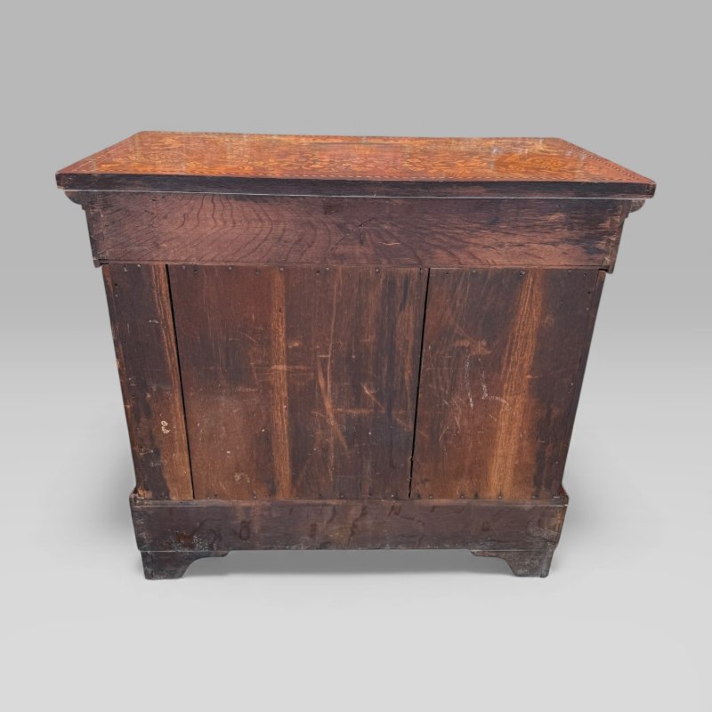 Antique 18th Century Dutch Marquetry Mahogany Console Wall Table Cabinet - Image 13